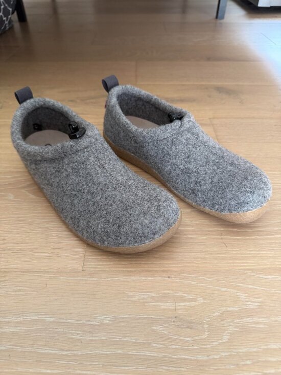 Sanita Lodge Slip On Wool Felt Slipper Clogs Outdoor Gorpcore Gray - 41 main image 4